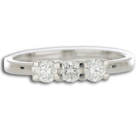 Anello Gemoro Donna Trilogy in Oro bianco Diamante 0.44 Ct FT281BIA44 - FT281BIA44